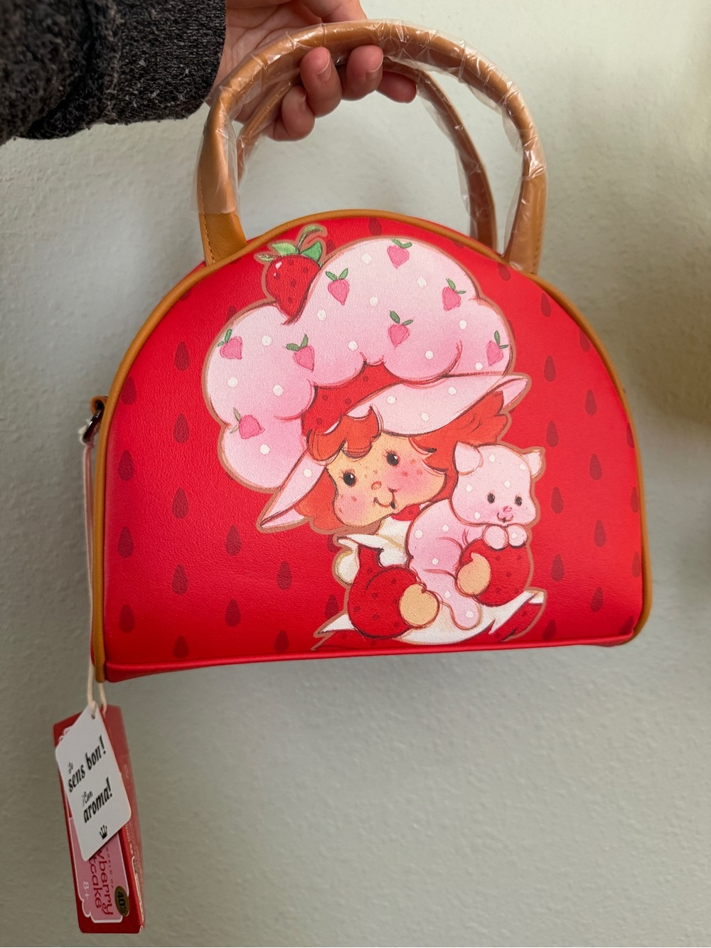 Loungefly Strawberry Shortcake Red and Pink Dome Shoulder Bag